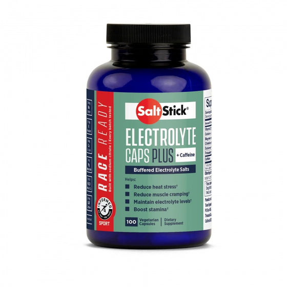 SaltStick Electrolyte Caps Plus + Caffeine 100