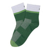 Quarter White/Green SOCKS LAB