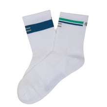  Quarter White/Blue SOCKS LAB