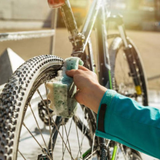 LAVADO DE BICICLETA