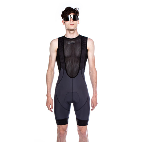 Bib Short ICON Hombre Grey - BioRacer