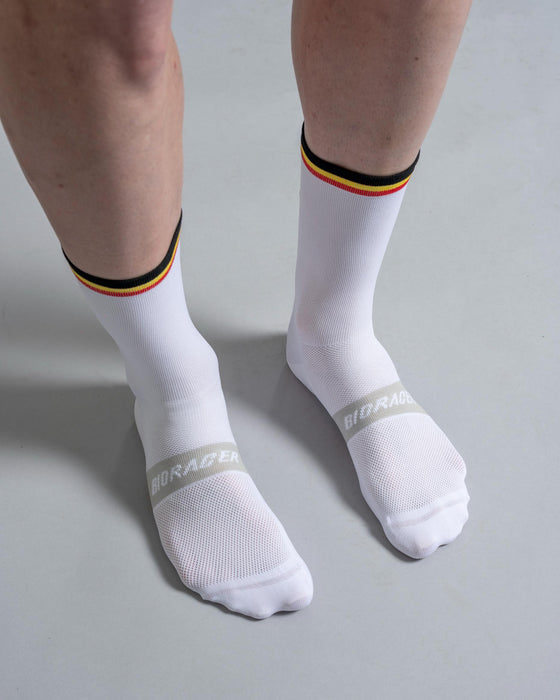 Calcetines Blancos Oficiales de Bélgica BIORACER