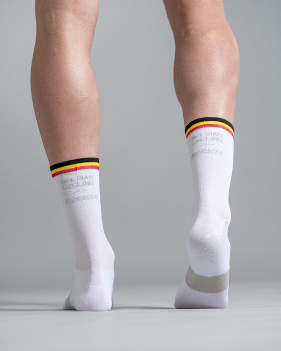 Calcetines Blancos Oficiales de Bélgica BIORACER