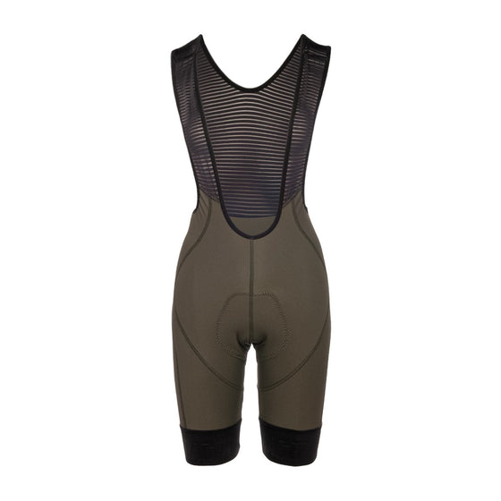 GA - Bib Short ICON Mujer Olive - Gravel Academy