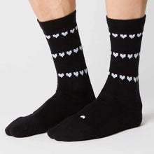  Calcetines Merino Heart Black FINGERSCROSSED