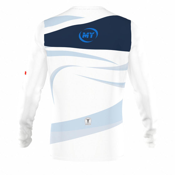 Polera Mujer Manga Larga Training (White) -  MyTeam