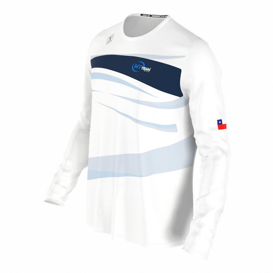 Polera Mujer Manga Larga Training (White) -  MyTeam