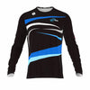 Polera Race Manga Larga Black - My Team