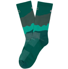  Crew Mountain Green SOCKS LAB