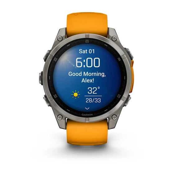 FENIX® 8 51mm Sapphire AMOLED Spark Orange GARMIN